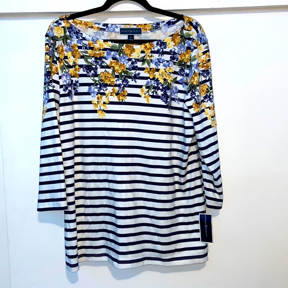 Karen Scott Long-Sleeve Tee